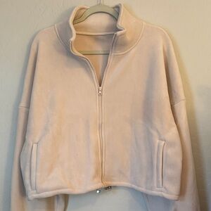 Elegant Cream Teddy Jacket for Women